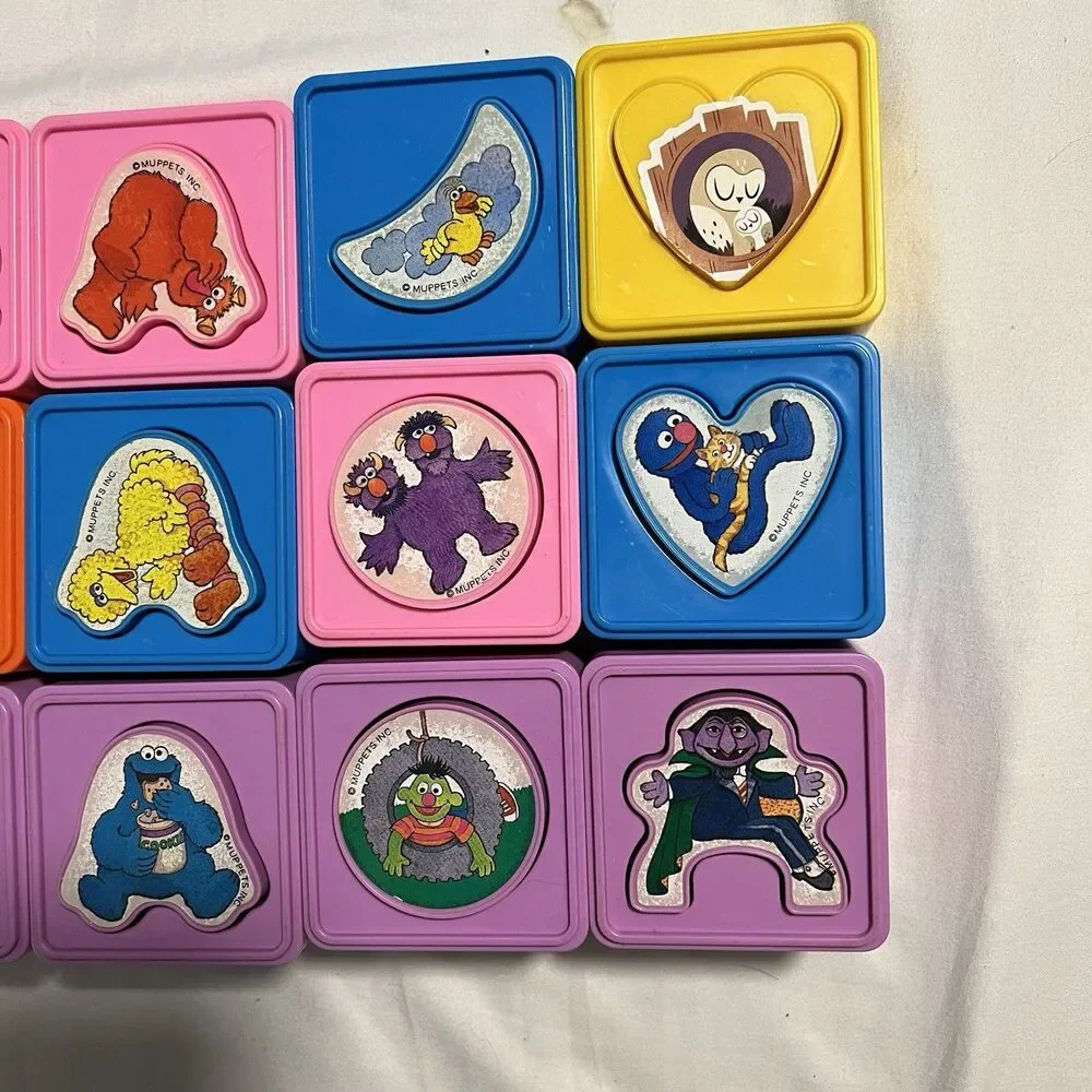 Playskool Match Ups Sesame Street Matching Puzzle Cubes (36‎ Pieces)